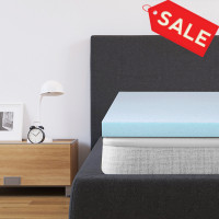 Flash Furniture MR-M35-3-K-GG Capri Comfortable Sleep 3 inch Cool Gel Memory Foam Mattress Topper - King